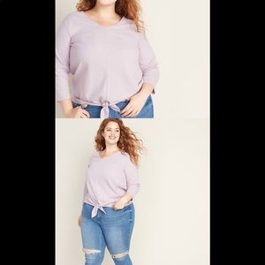 Tie front old navy top